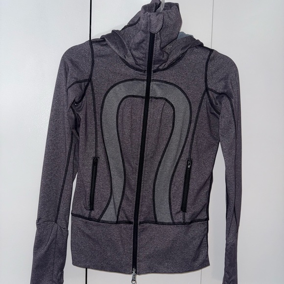 lululemon athletica Sweaters - Lululemon Athletica Charcoal Stride Jacket
